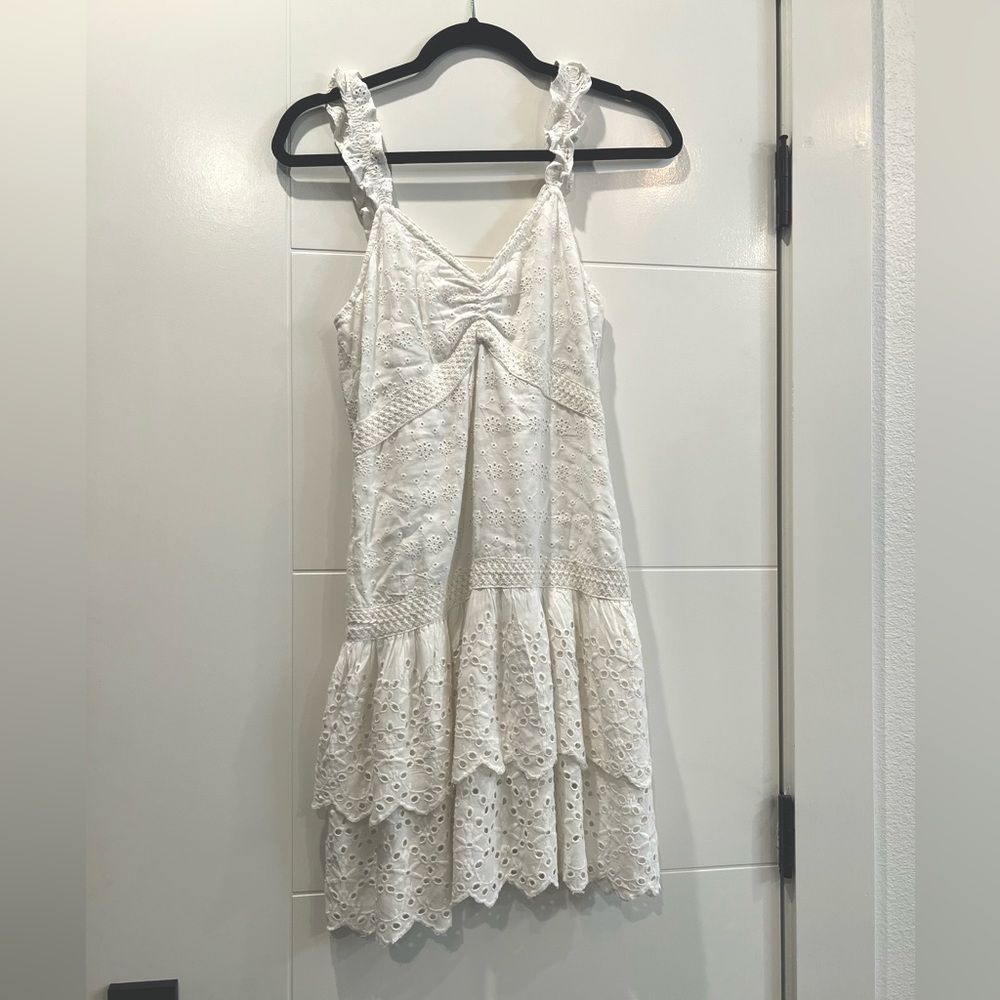 White Jessica Simpson spring dress
